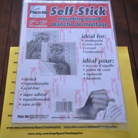 Pres On B9C Self Stick Mounting Board 9 x 12 1 pc