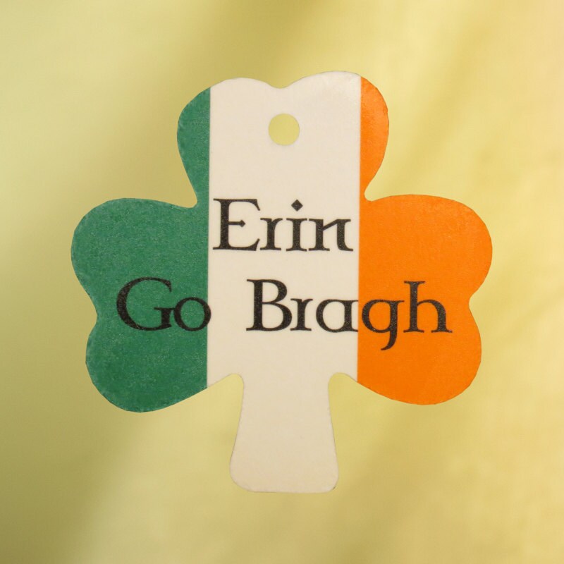 Erin Go Bragh Shamrock Air Freshener