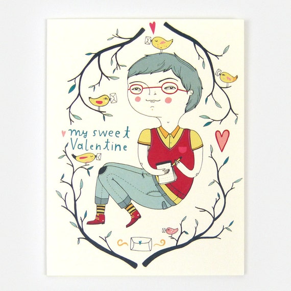 Valentines Boy Greeting Card