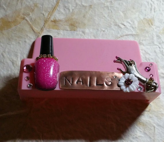 Nail Tech Business Card Holder By TheBohemianGypsy On Etsy