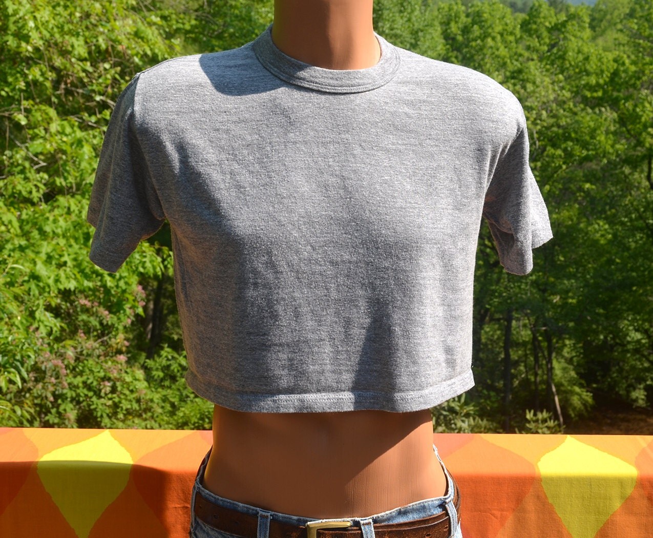 men's half shirt 80s