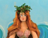 The Little Mermaid Doll Miniature Art Ocean and Sea Character The Little Mermaid Doll Miniature Art Ocean and Sea Character