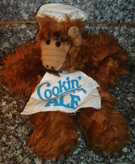 1988 Alf Puppet Cooking with ALF Chef Hand Puppet