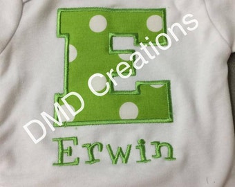 Applique Block Letter Shirt