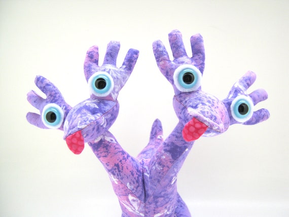 two headed monster plush