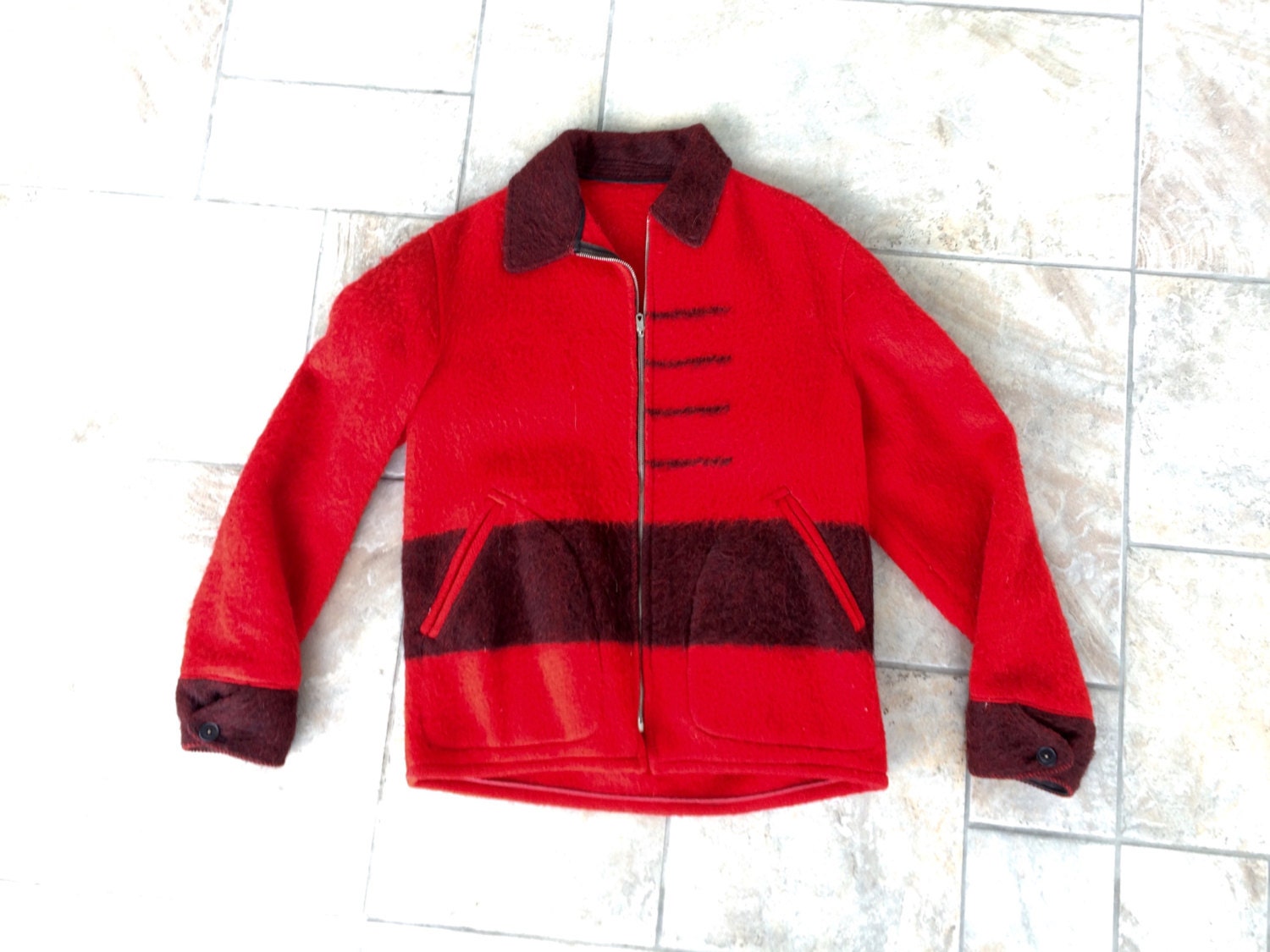 Early Men's Hudson Bay Point Blanket Jacket