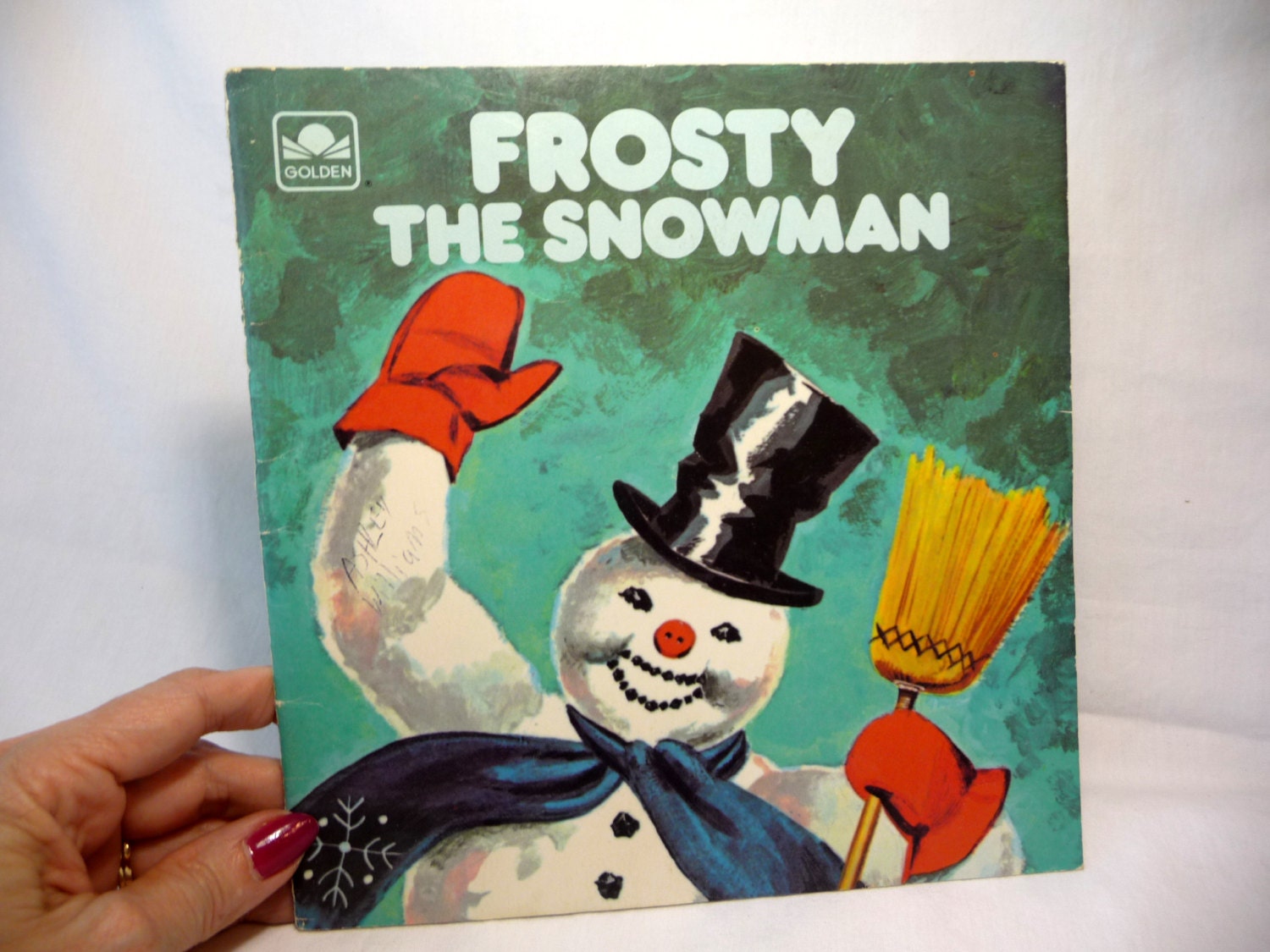 Frosty The Snowman Book Golden Book Vintage By Myvintagedreams 3648