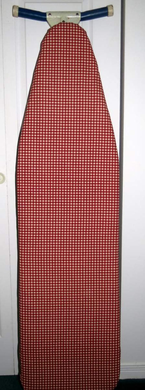 Ironing Board Cover Waverly Red Gingham Check