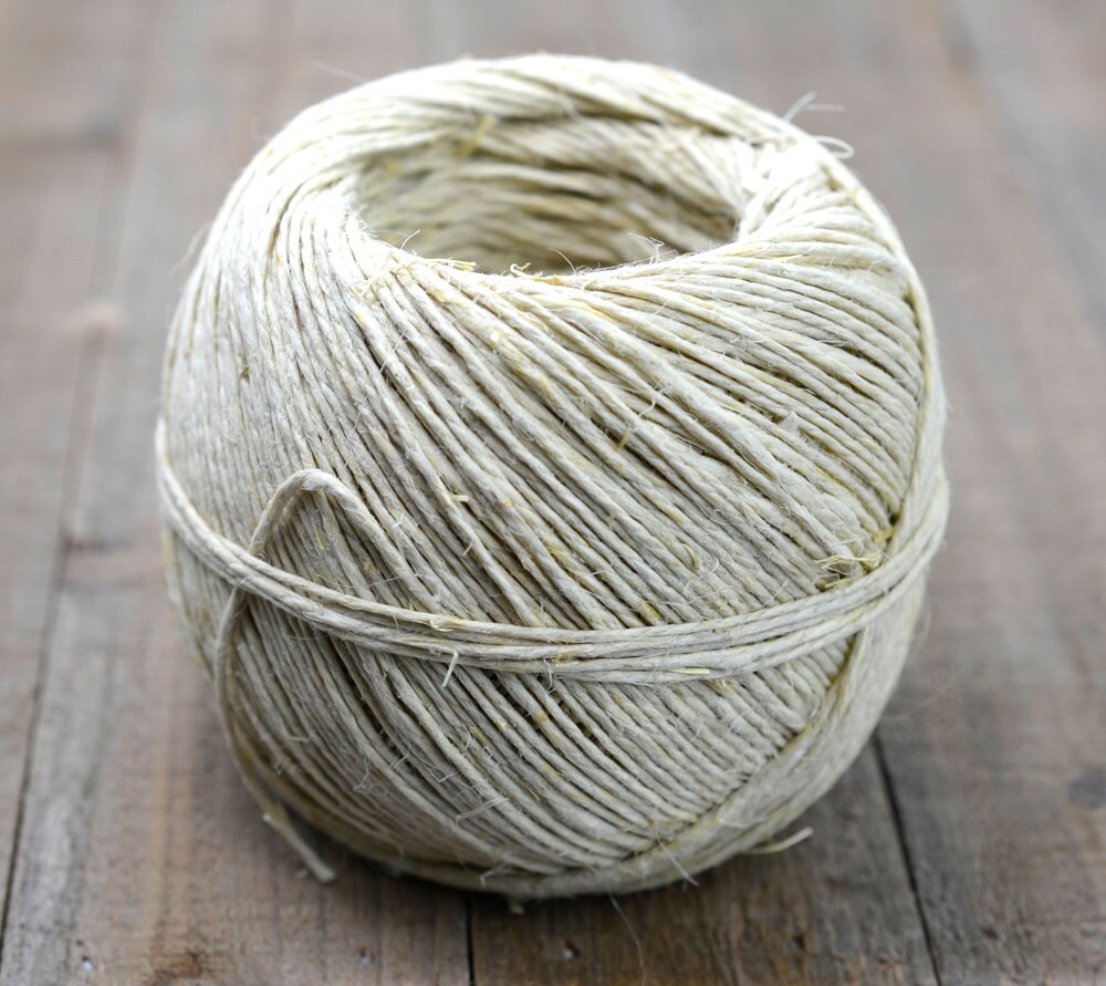 Hemp Gardening Twine 1mm 325 Feet Hemp String by HempBeadery