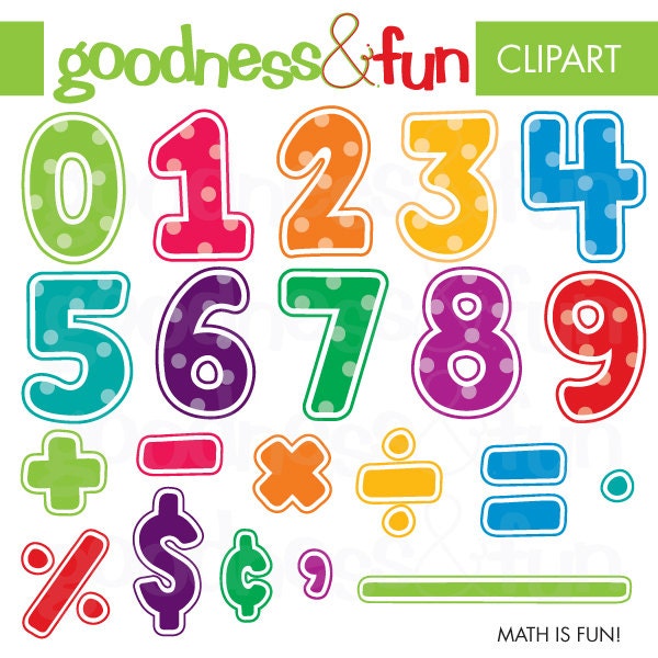 free clip art numbers math - photo #35