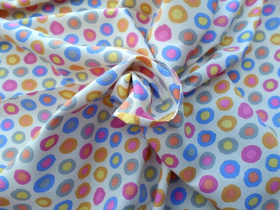 Cotton Quilting Fabric Rings Pastel by Brandon Mably for Rowan