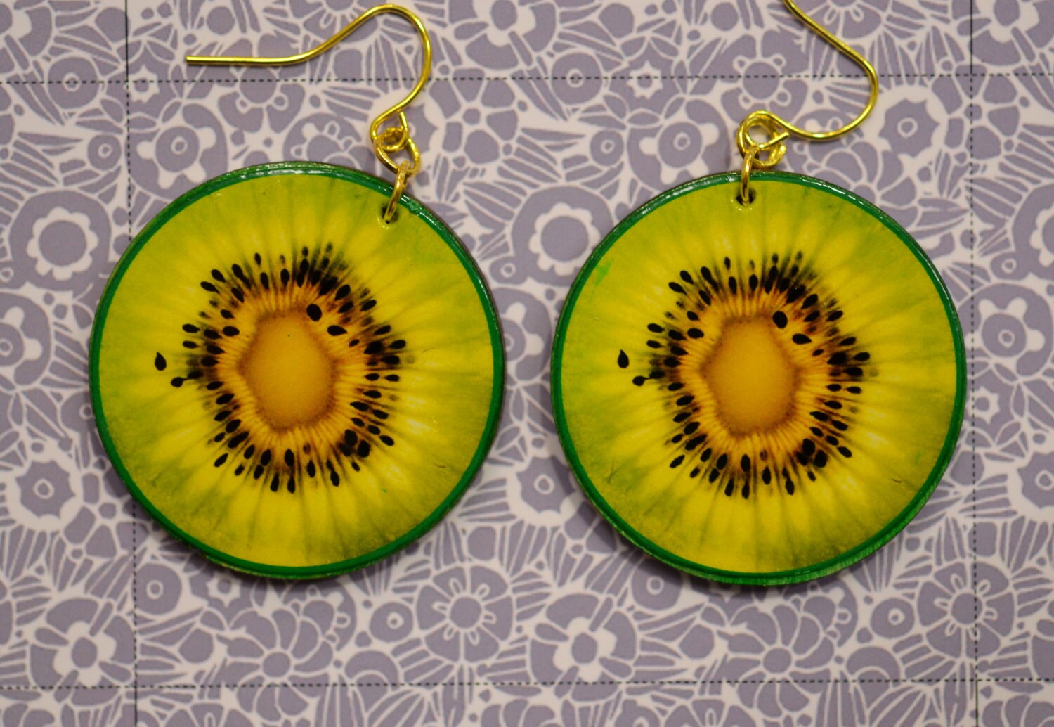 free shipping Fruit Earrings kiwi orange lemon Earrings