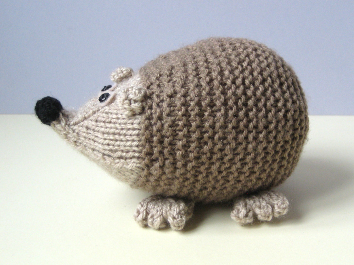 Spike the Hedgehog and Moe the Mouse toy knitting patterns