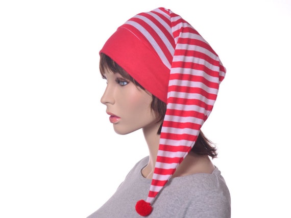 Red And White Stocking Cap 99