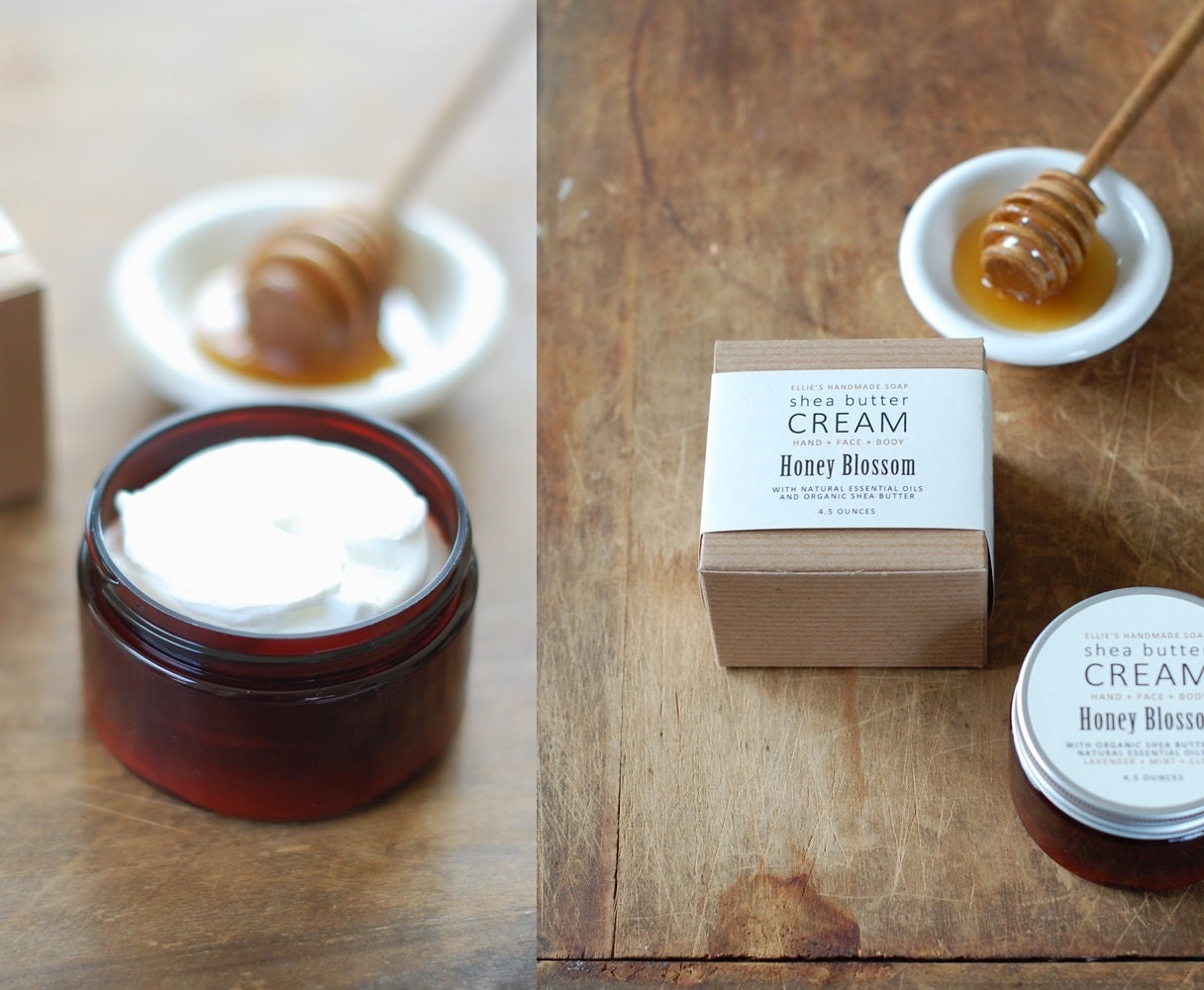 HONEY BLOSSOM Shea Butter Cream with pure essential oils