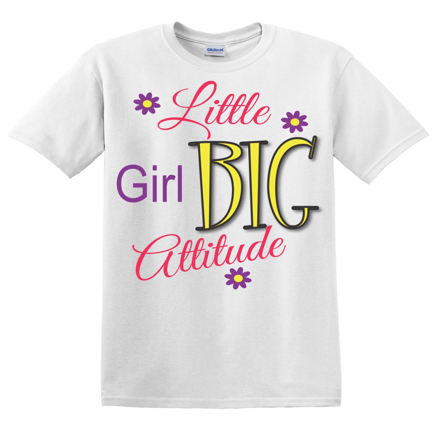 Little Girl with a Big Attitude Tee