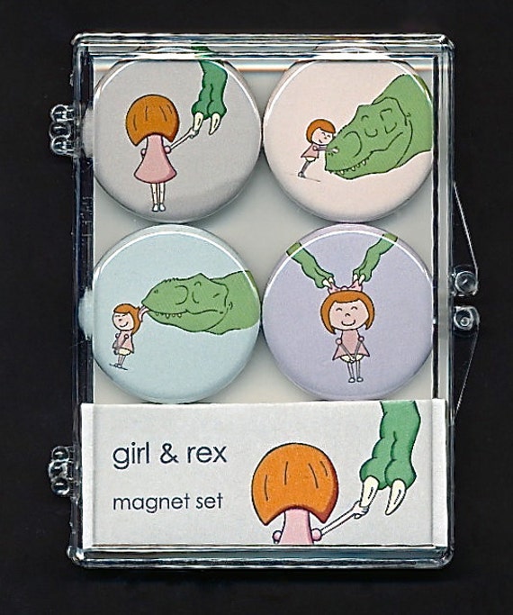 https://www.etsy.com/listing/229295853/girl-rex-dinosaur-magnet-set-girl-t-rex