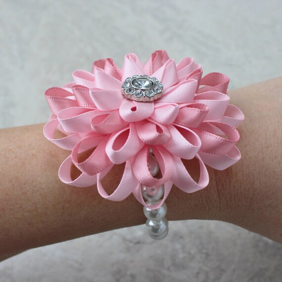 Wrist Corsage Pink Wrist Corsage Pale Pink Corsage Pink