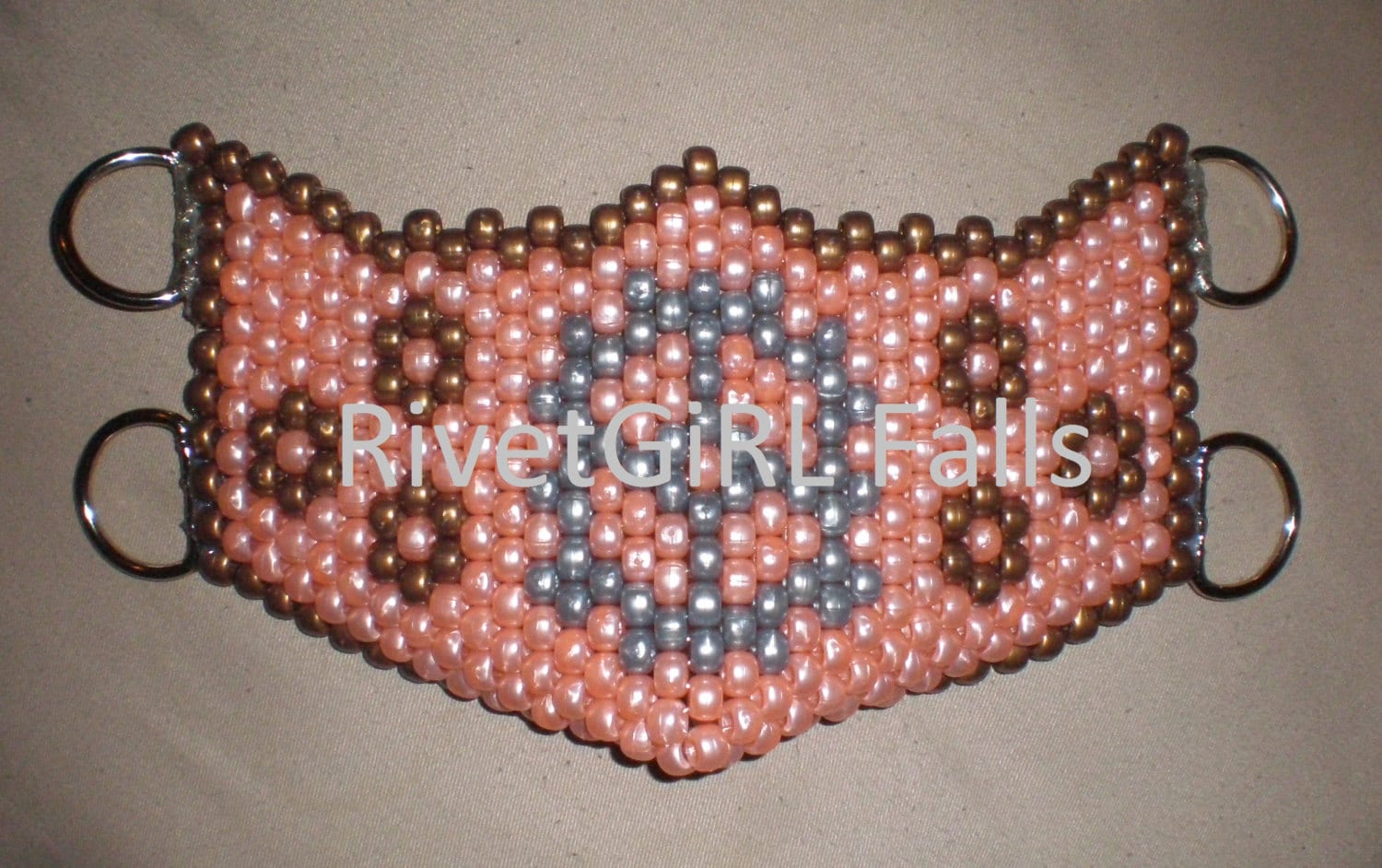 D-Ring CUSTOM Steampunk inspired Cyber Raver Kandi Mask v1.0 steampunk buy now online