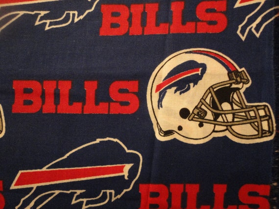 NFL Buffalo Bills Fabric 100% Cotton Fabric Fat by Trendystyles5