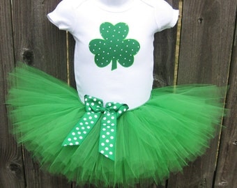 St. Patrick's Day Leprechaun Inspired Tutu Dress main image 1