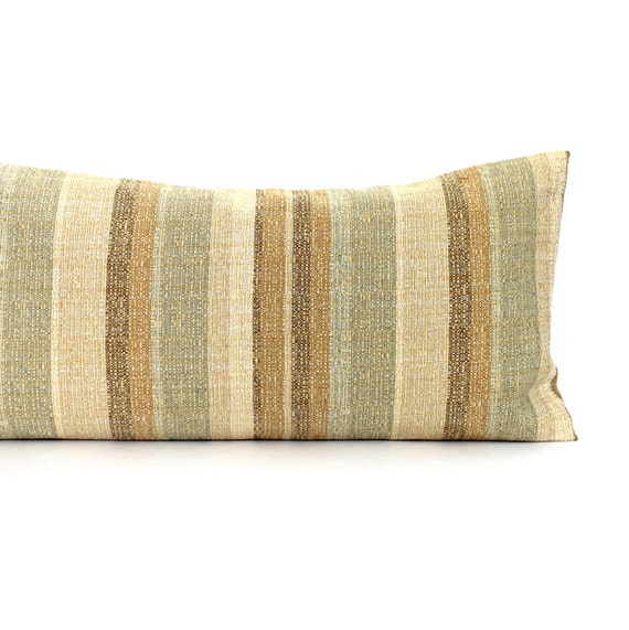 Lumbar Pillow Gold Pillow Oblong Throw Pillow by couchdwellers