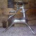 Silver Reindeer Candle Holder