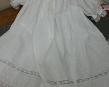 Hand Smocked Ecru on White Bishop main image 0