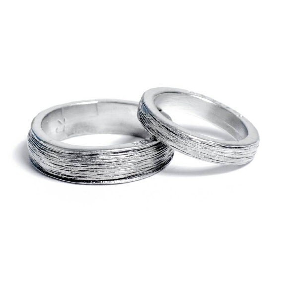 10 Year Anniversary Tin Rings for Him and Her â€“ Inscribed with ...