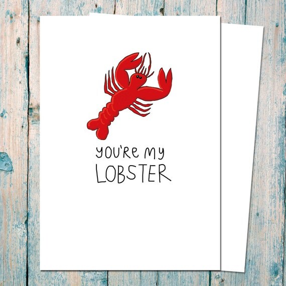 Inspirational 30 You Are My Lobster Valentines Card