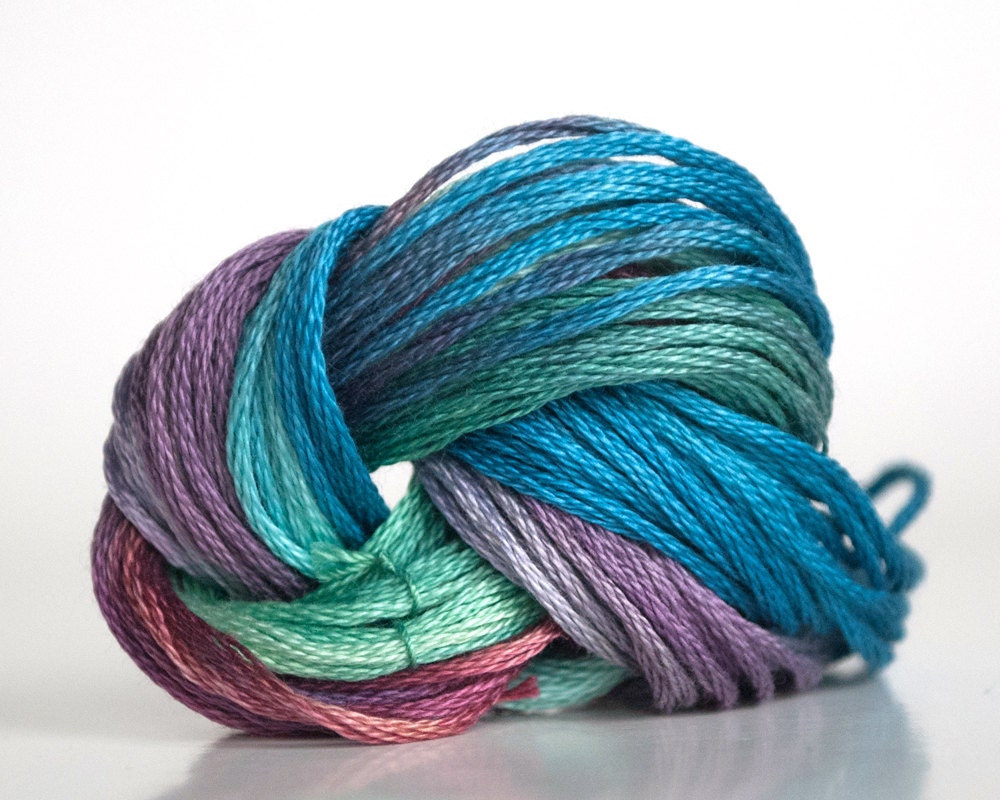 hand dyed embroidery floss