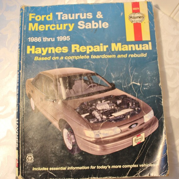 8695 Ford haynes manual mercury sable taurus #6