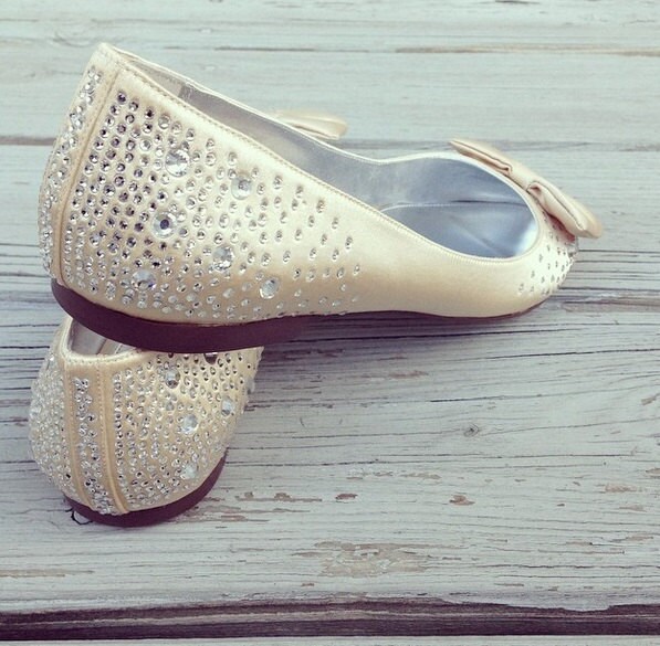 champagne ballerina shoes