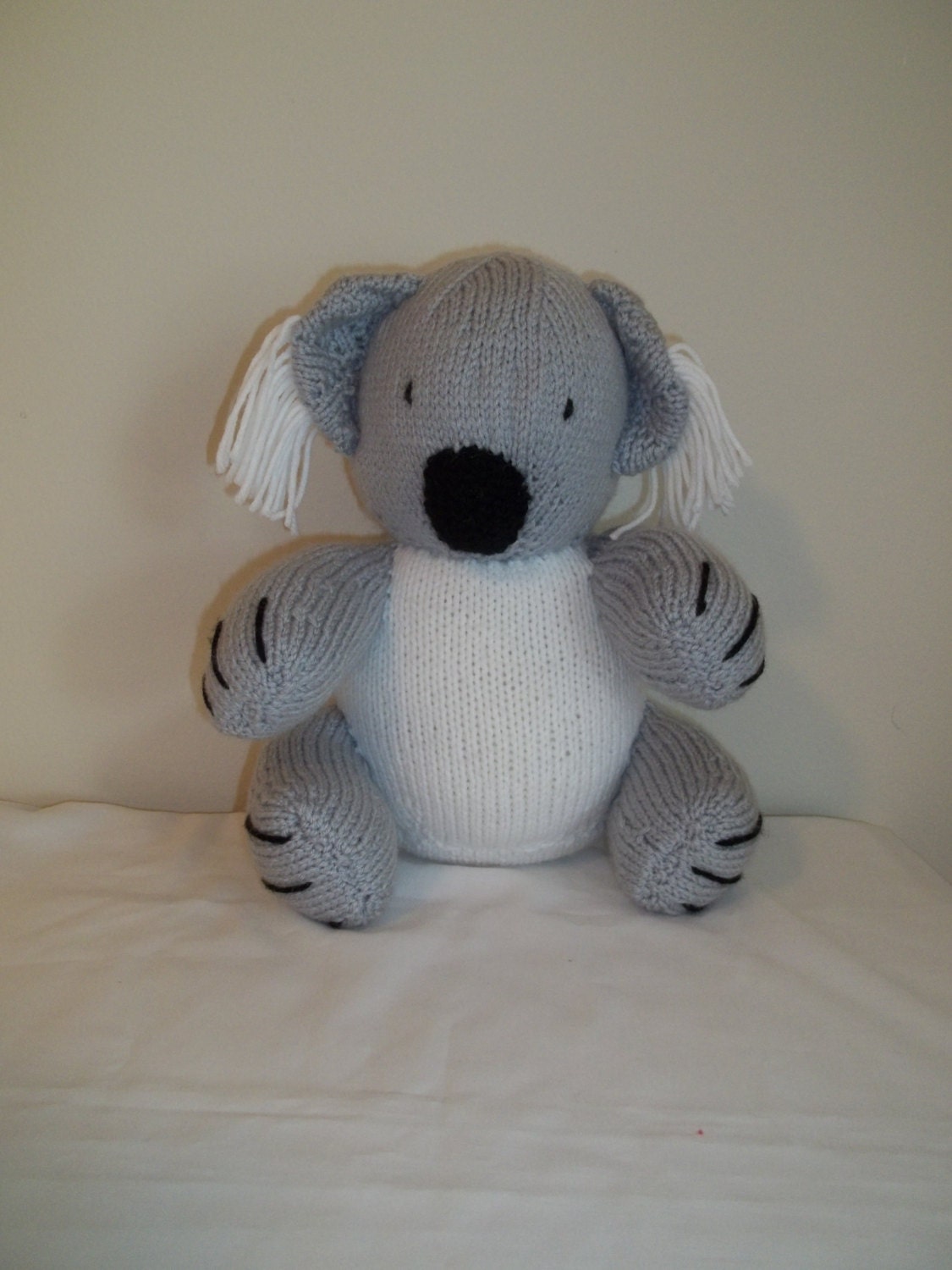 knitted koala toy