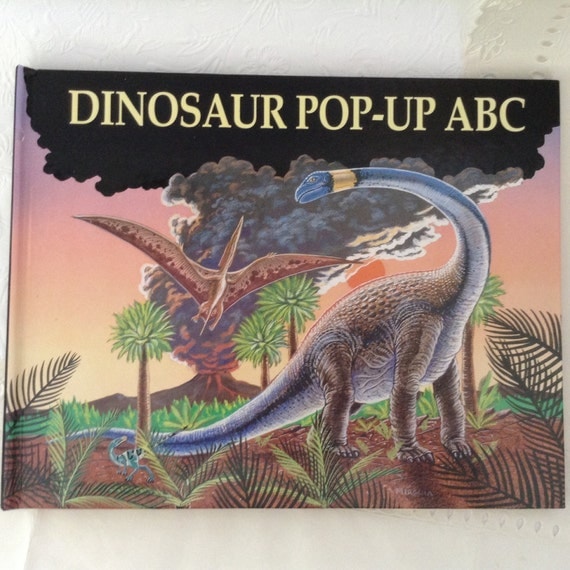 Dinosaur Abc Pop Up Book Collectible Ankylosaurus To