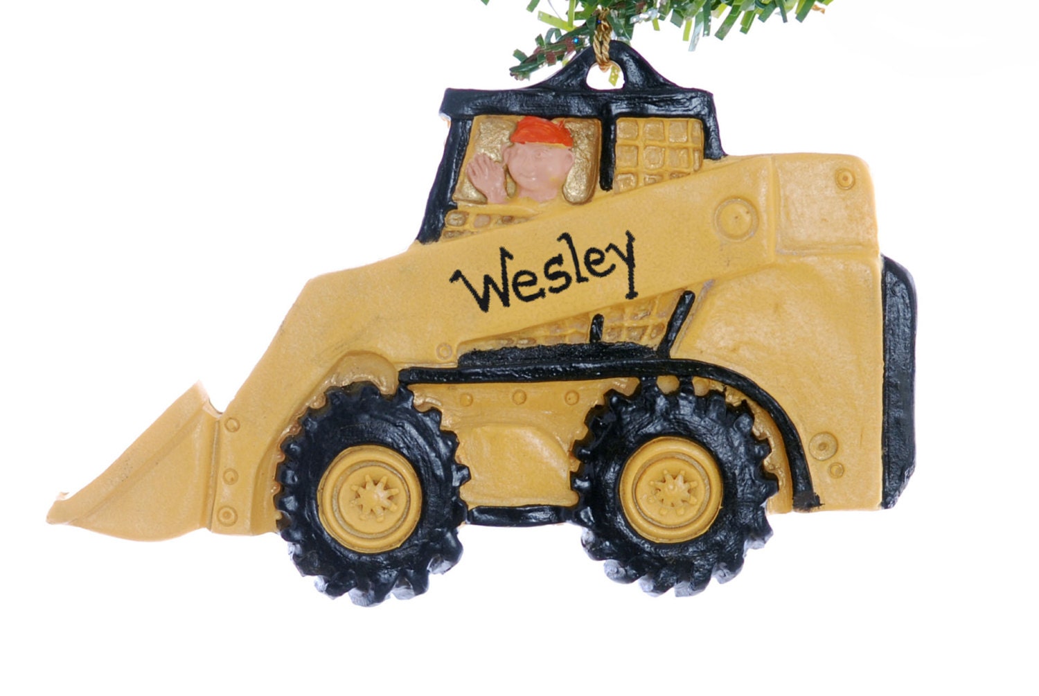 Skid Steer Personalized Christmas Ornament your little or