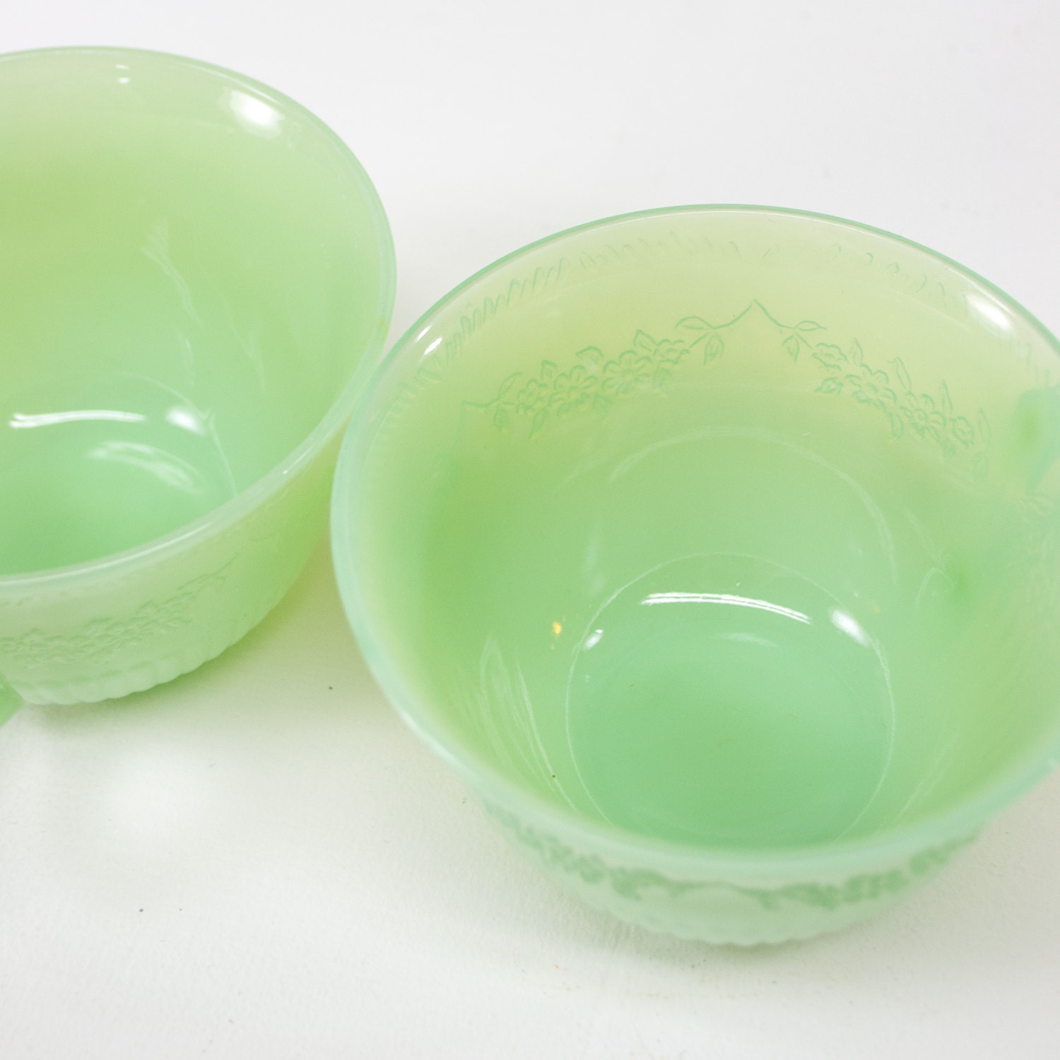 Fire King Jadeite Alice Dinnerware Set Jadite Alice Dinner