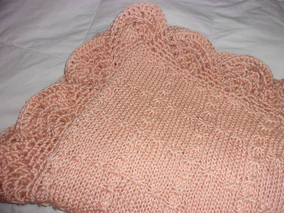 bordure au crochet pour couverture bebe