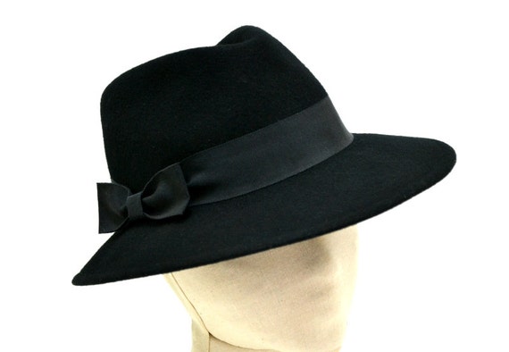 Womens Black Fedora Hat - ShopStyle