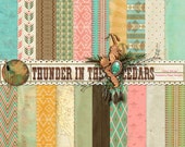 Thunder in the Cedars Paper Set