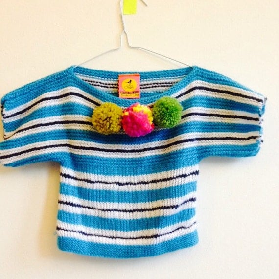 Kids Childrens Acrylic Jumper Top Sweater by MINIMAGPIEKIDS