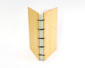 Wood Wedding Guest Book, Art Journal, Exposed Spine