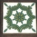 Vintage ceramic title in wood frame Mexico kitchen trivet