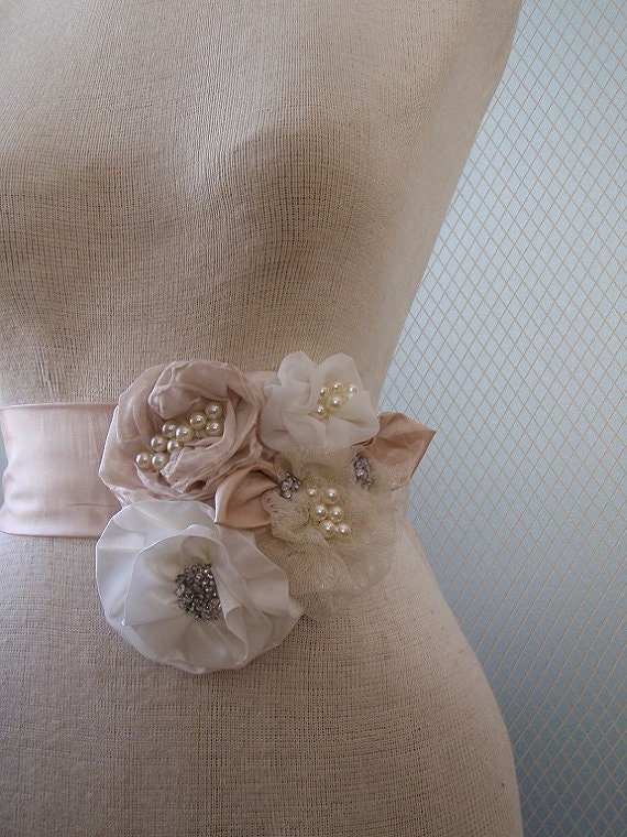  Bridal  sash Bridal  accessories  Unique wedding  by denizy03 