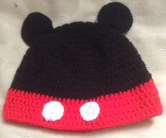 Mickey Mouse Inspired Hat Made To Order