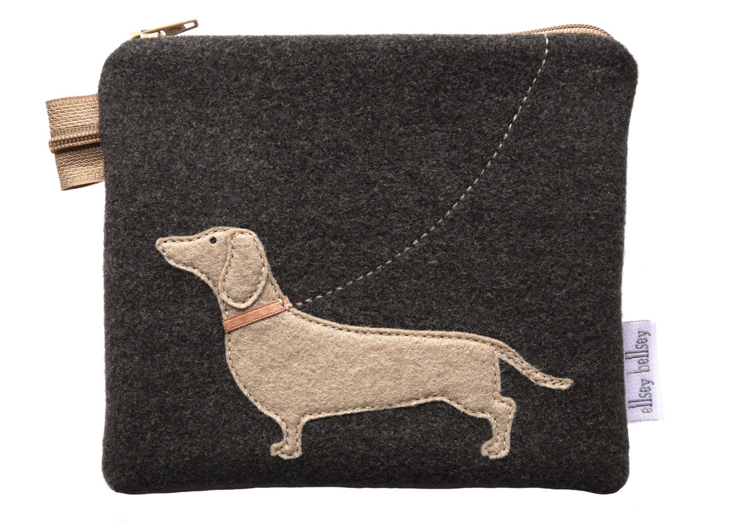 Dachshund Pursecoin pursepouchdog pursefelt purse