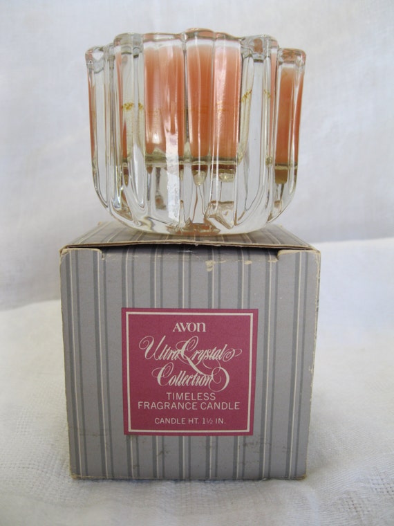 Vintage Avon Timeless Fragrance Candle Ultra by MinniesStitches