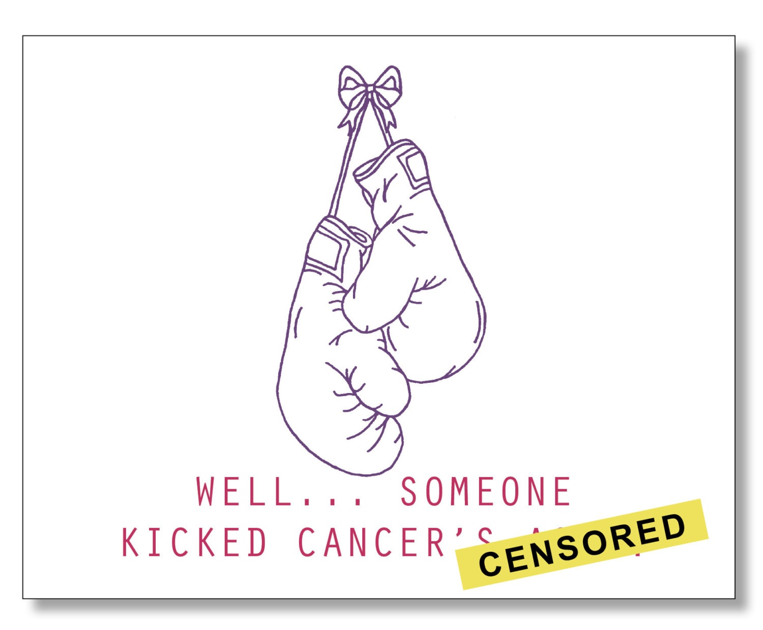 Well... SOMEONE Kicked Cancer's AS Congratulations you