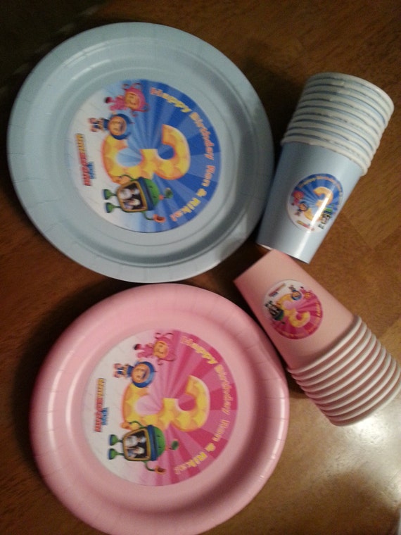 Team Umizoomi plates and cups for childrens birthday parties Il_570xn