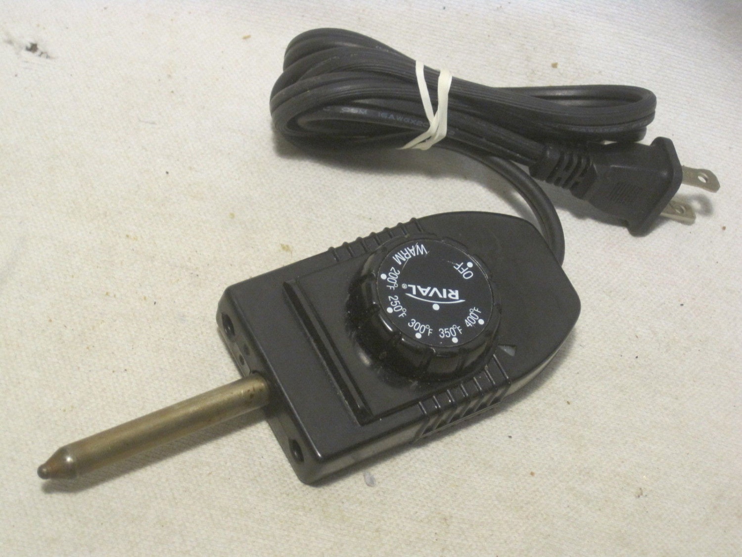 Vintage RIVAL Model MPTC1 Electric Skillet Griddle Probe